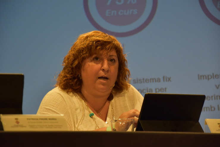 Audiència pública. Eva Soler, tinenta d'alcalde d'Educació i Cultura
