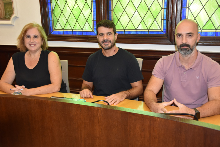 Signatura conveni amb l'Associació de Comerciants