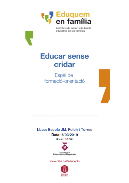 Educar sense cridar