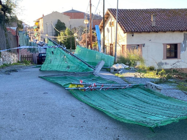 Efectes del vent a la vila