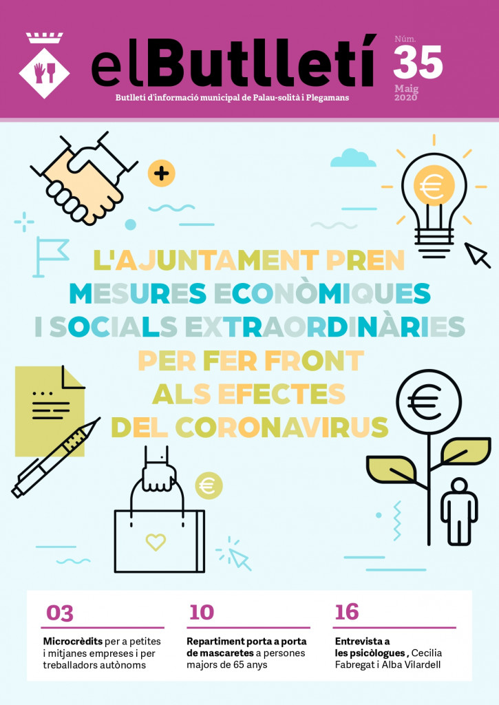 Portada Butlletí Municipal núm. 35 maig 2020