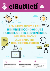 Portada Butlletí Municipal núm. 35 maig 2020
