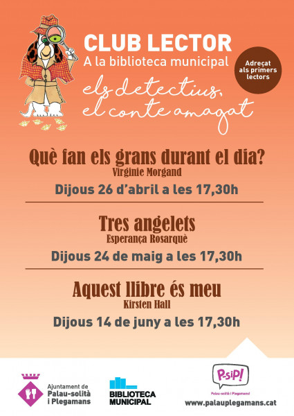 Cartell Club Lector els Detectius