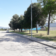 Estat actual del terreny on es durà terme l'obra