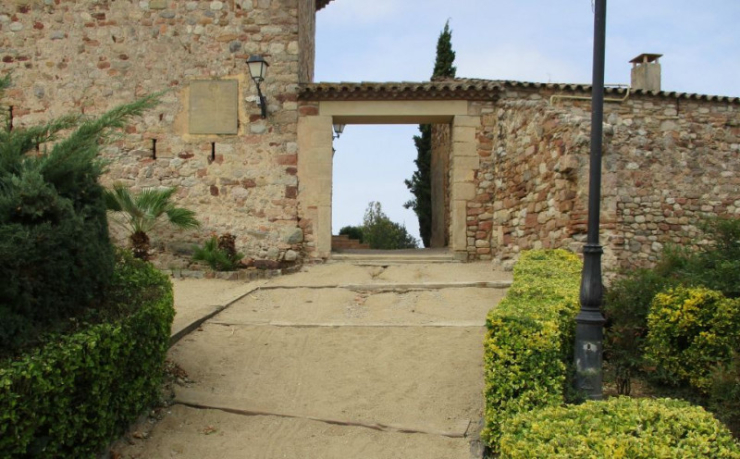 Entrada al Castell de Plegamans