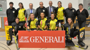 Primer equip femení de l'Hoquei Club Palau