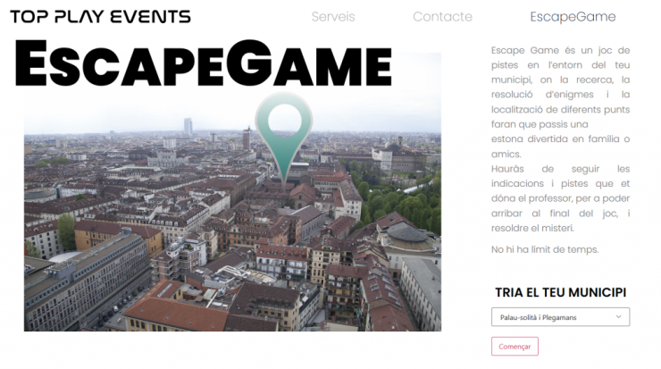 Portada del joc de pistes i enigmes
