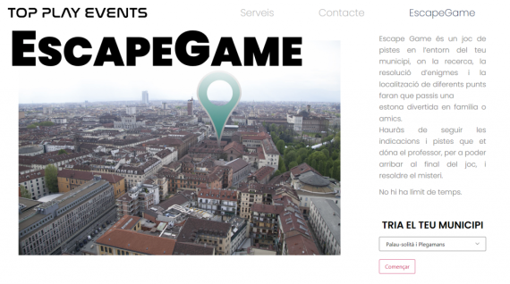 Portada del joc de pistes i enigmes