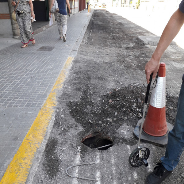 Escomesa superficial al carrer Barcelona