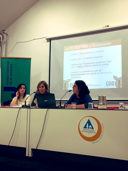 Xerrada sobre l'Escorxador a l'espai Infòrum 2019.