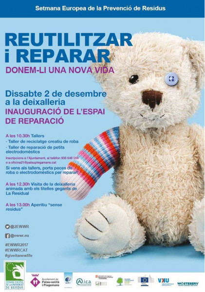 Inauguració de l'espai de reutilització. Deixalleria Municipal.