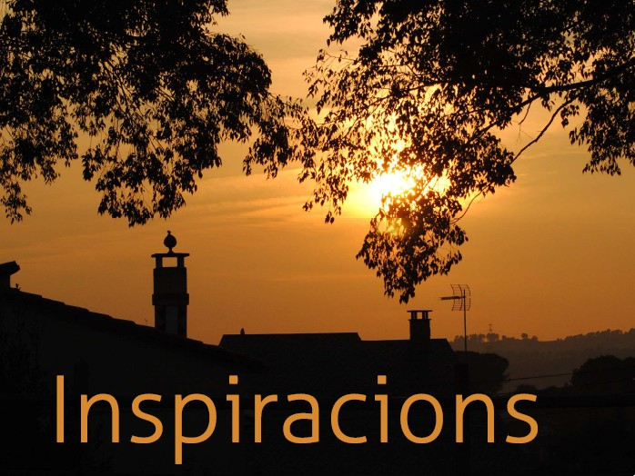 Fragment de la imatge del cartell de la exposició 'Inspiracions'.