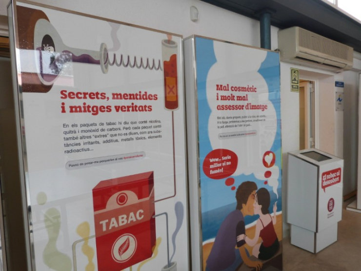 Exposició sobre el tabac, juny 2013.