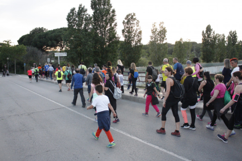Sortida de la III Caminada nocturna