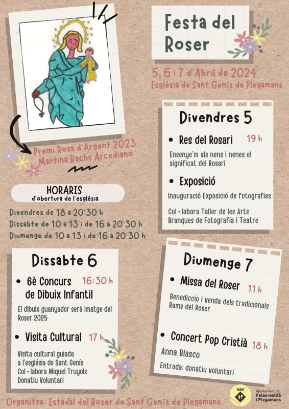 Cartell de la festa del Roser