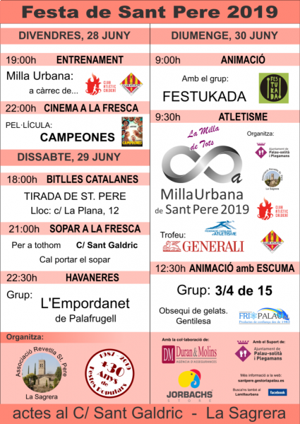 Festa Sant Pere 2019