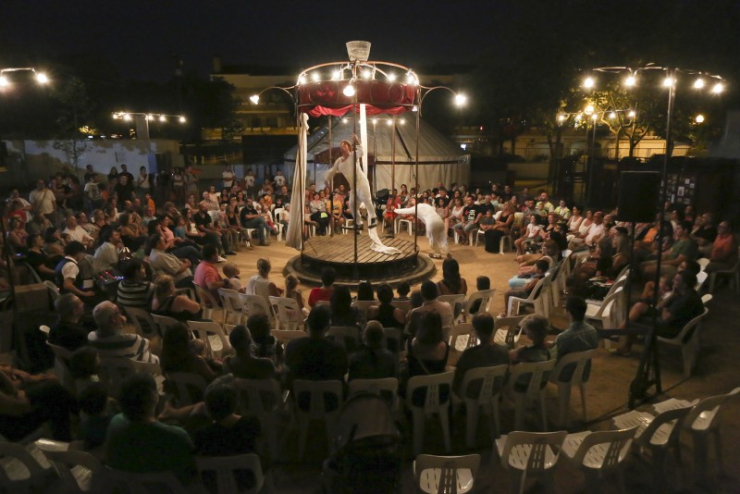 Un dels espectacles celebrats al Pati.