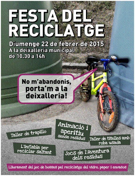 Festa del Reciclatge, cartell