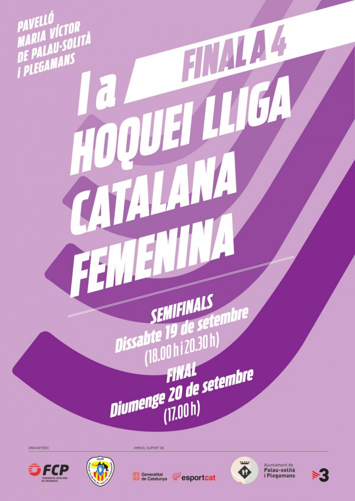 Cartell promocional Hoquei Lliga Catalana Femenina