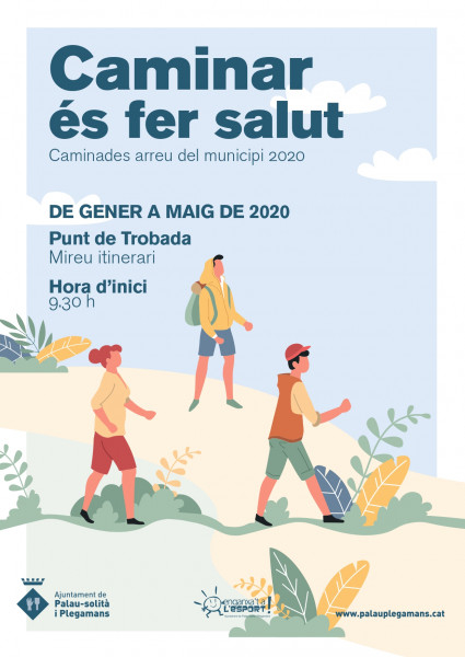 Cartell Caminar és fer salut 2020