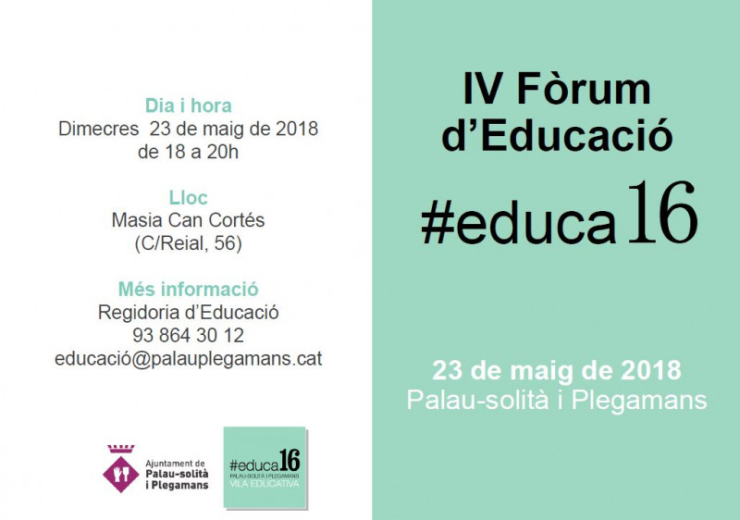 IV Fòrum d'Educació