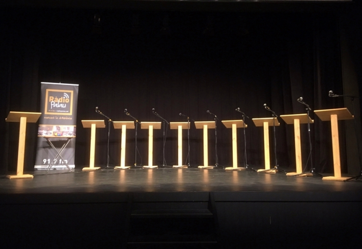 Imatge del Teatre de la Vila on es farà el debat electoral el 25 de maig