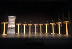 Imatge del Teatre de la Vila on es farà el debat electoral el 25 de maig