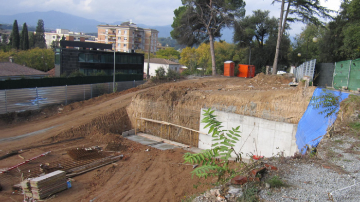 Imatges de l'obra sancionada.