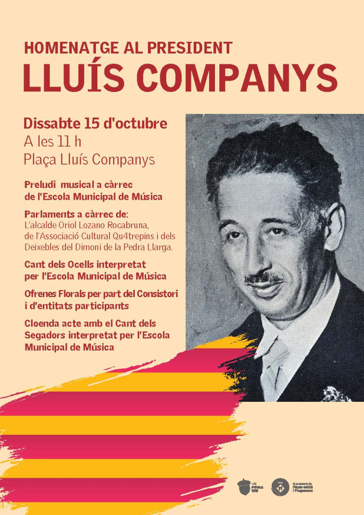 Cartell homentage Lluís Companys