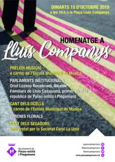 Cartell Homenatge Lluís Companys.