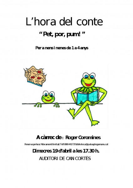 L'hora del conte -abril-