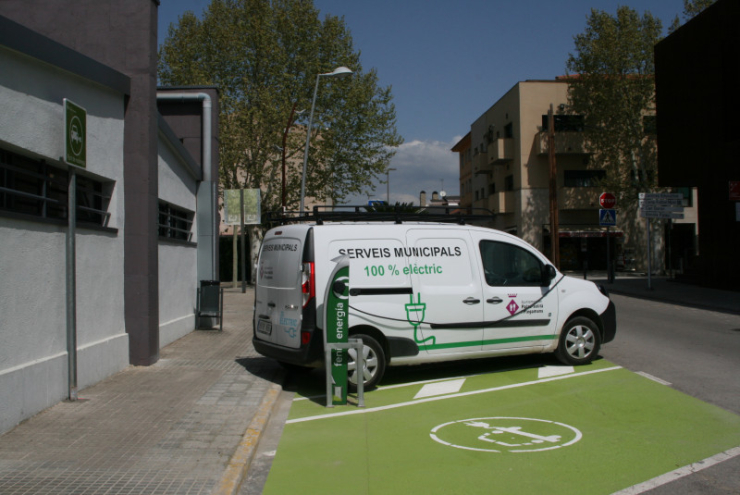 Punt de recàrrega per a vehicles elèctrics