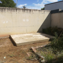 Plataforma formigó Ceip Palau