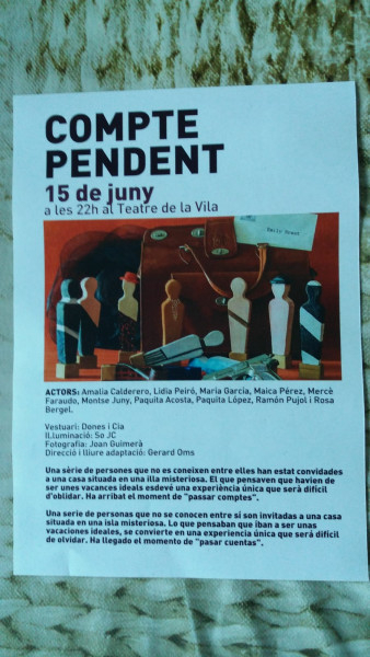 Cartell de l'obra de teatre