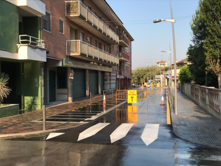 Obra acabada al C/ Barcelona