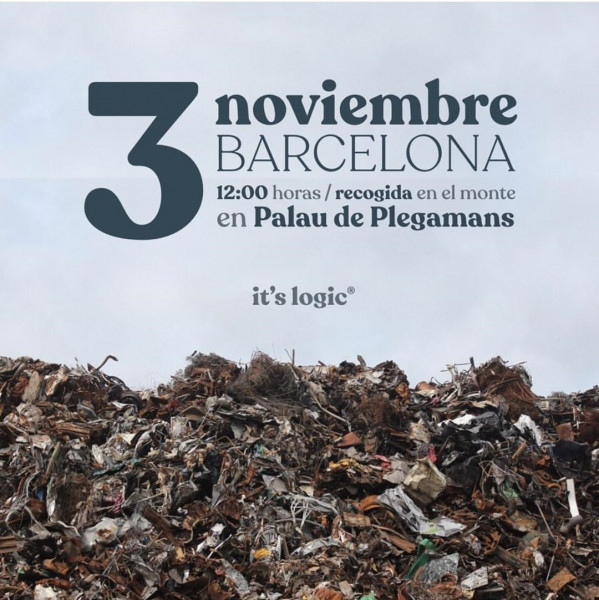Cartell la recollida a Palau-solità i Plegamans. It's Logic.