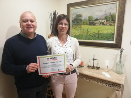 Jaume Oliveres Malla, advocat tercer comerç adherit al Voluntariat per la Llengua