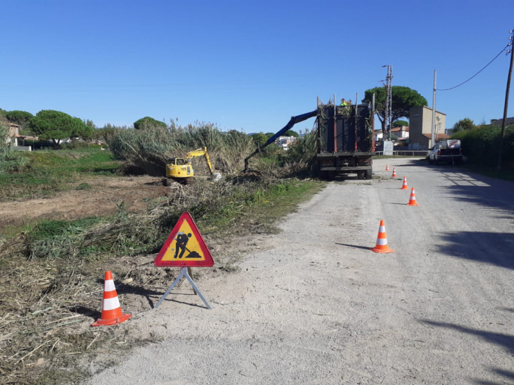 Retirada canyes Riera de Caldes