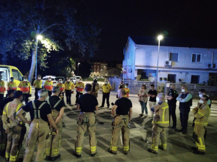 Reunió final Mossos, SEM, Bombers, Policia Local i part de l'equip de govern de l'Ajuntament.