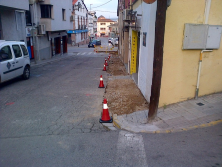 Inici obres c plegamans
