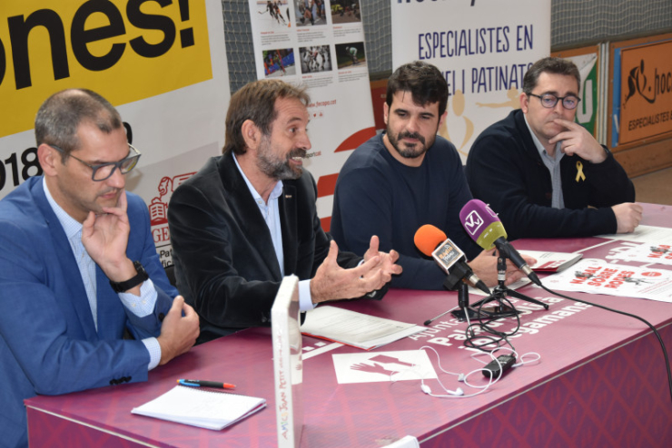Nadal sobre rodes. Joan Colomer, Ramon Basiana, Oriol Lozano i Joan Vilalta