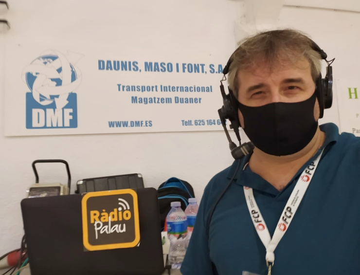 Jordi Martín és l'encarregat de narrar els partits