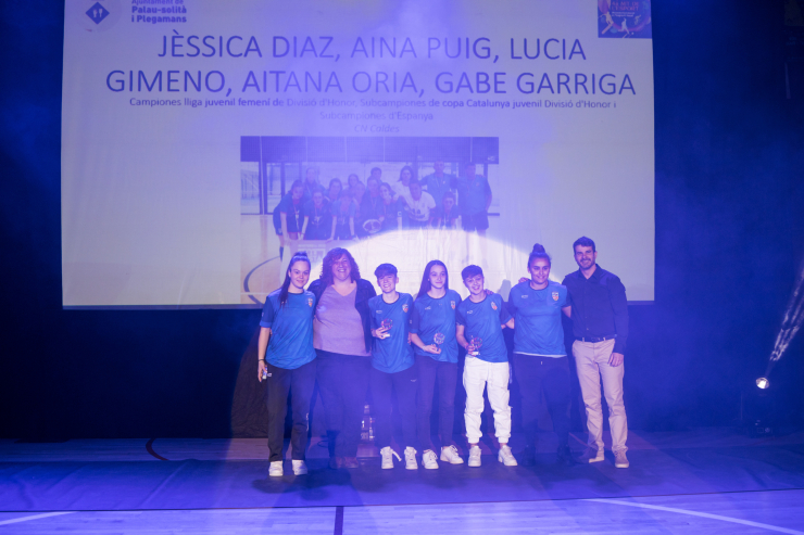 Jèssica Diaz, Aina Puig, Lucia Gimeno, Aitana Oria, Gabe Garriga, Campiones lliga juvenil femení de Divisió d'Honor, Subcampiones de copa Catalunya juvenil Divisió d'Honor i Subcampiones d'Espanya