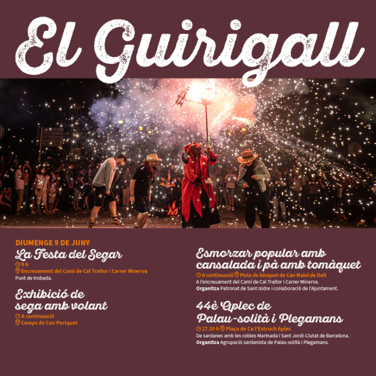 Cartell El Guirigall Festa del Segar