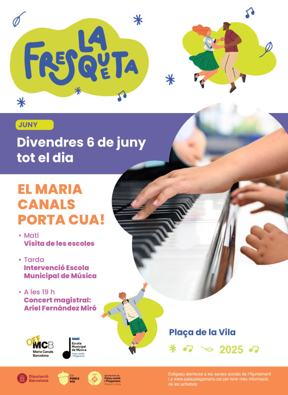 Cartell La Fresqueta 2025_El Maria Canals porta cua!