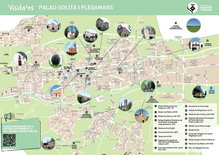 Mapa interior Palau-solità i Plegamans