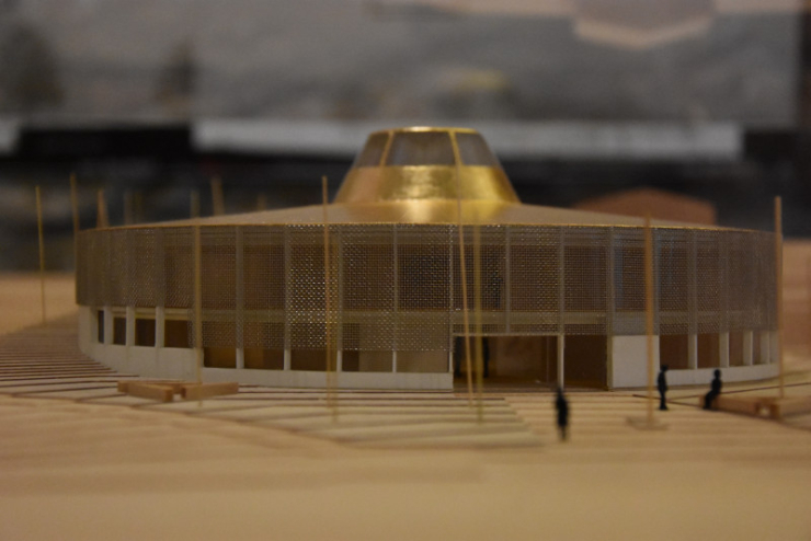 Maqueta de la nova Biblioteca Municipal