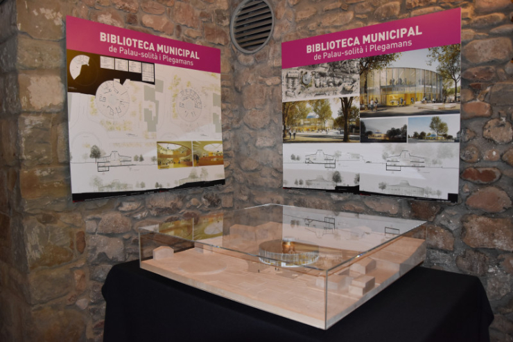 Maqueta de la nova Biblioteca Municipal