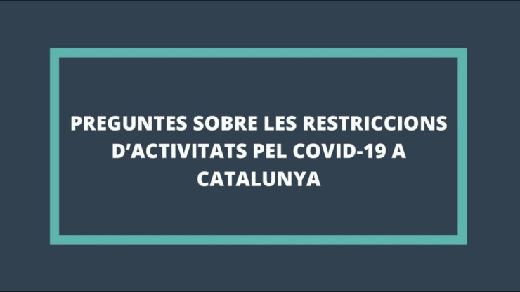 Preguntes sobre les restriccions