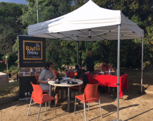 Mercat Medieval carpa ràdio 2018.JPG